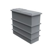 1050L One Piece Insulated GRP Water Tank