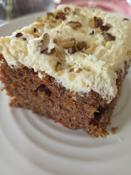 Gluten free Carrot &amp;amp; Walnut Tray Bake (9 slices)