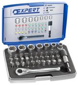 Expert by Facom - 39Pc 1/4'' Hex Drive Screw Bits + Sockets Set + Case