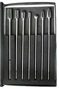 Werkzeug - 6.0 mm Extra Long Carbide Burrs 7 Pcs Set - Double Diamond Cut - WW78092