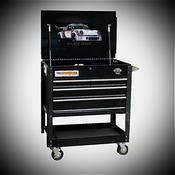 Sports Car Tool Cart Gloss Black