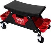 WELZH - MOBILE STOOL WITH STORAGE TRAYS