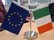 DUAL TABLE FLAGS - IRELAND &amp;amp; EU