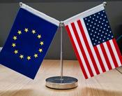DUAL TABLE FLAGS - USA &amp;amp; EU