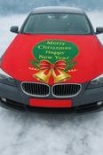 CHRISTMAS CAR BONNET COVER