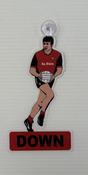 DOWN FOOTBALL WINDOW HANGER
