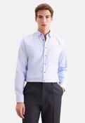 Seidensticker - Regular Fit Business Shirt, Light Blue Structure image