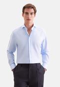 Seidensticker - Regular Fit Business Shirt, Blue Herringbone image