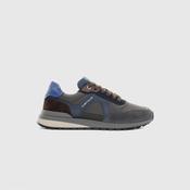 Ambitious - Teddy Panel Sneaker, Grey/Navy, Trent image