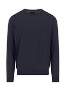 Fynch Hatton - Merino Cashmere, Crew Neck, Navy