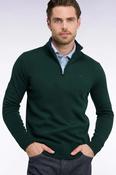 Eden Park - Cotton Trucker Neck Quarter-Zip, Green image