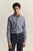 GANT - Reg Poplin Check Shirt, Dark Emerald image
