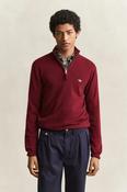 GANT - Superfine Lambswool Half-Zip, Plumped Red