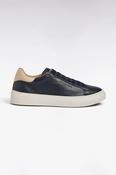 Eden Park - Two Tone Low Top Leather Sneaker, Marine, Francesco (46 Only) image