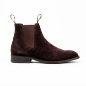 Sloane - Richmond Suede Chelsea Boot, Dark Brown, Janice image