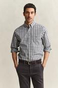 GANT - Reg Poplin Check Shirt, Mist Taupe image