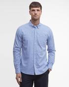 Barbour - Nelson Linen Blend Long-Sleeved Tailored Shirt, Blue image