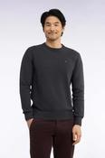 Eden Park - Honeycomb Cotton Round Neck, Dark Grey