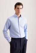 Seidensticker - Regular Fit Business Shirt, Blue Structure image