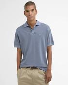 Barbour - Washed Tartan Tailored Fit Pique Polo Shirt - Washed Blue