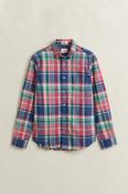 Gant - Reg Indian Madras Check Shirt, Rose Red image