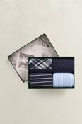 GANT - 4-Pack Checked Socks Gift Box, Evening Blue image