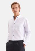 Seidensticker - Regular Fit Business Shirt, Blue Striped image