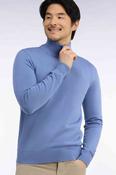 Eden Park - Cotton Trucker Neck Quarter-Zip, Blue image