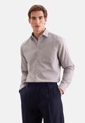 Seidensticker - Regular Fit Business Shirt, Brown Structure image