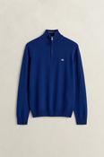 GANT - Superfine Lambswool Half Zip, Crisp Blue