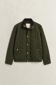 GANT - Classic Quilted Jacket, Dark Moss Green image