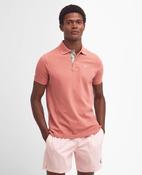 Barbour - Tartan Pique Polo, Pink Clay image