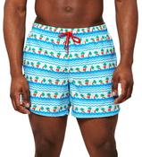 Happy Socks - Light Blue Palm Beach Swim Shorts image