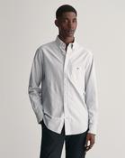 GANT - Oxford Banker Stripe Shirt, Persian Blue image