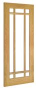 Deanta Nm5g Oak Door Bev Glass 6'8" x 2'8