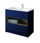 Lucca Sapphire Blue Floor Standing Unit Only 800mm Floor Standing