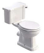 Westbury Traditional Close Coupled Toilet comes with White MDF Soft Close Seat image
