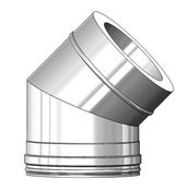 System 2 T/Wall S/S Ins 125mm x 45deg Bend