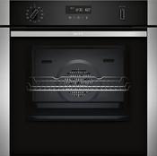 Neff N 50 71L Built-in Electric Single Oven - Stainless Steel | B6ACH7HGOB image