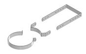 System 2 100mm Twin Wall Bracket
