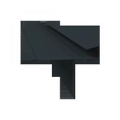 Slate Dry Verge Alu. (T2) 18mm Black 3m