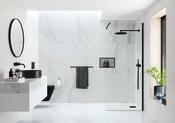 Ayo 10mm Modular Wetroom 1200mm Black