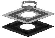 System 2 T/Wall Black Ins 150mm Firestop