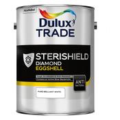 Dulux Trade Sterishield Diamond Eggshell Pure Brilliant White 5l
