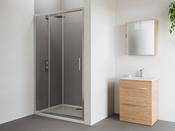Flair Verve 3 Panel 1200mm Silver Slider Verve