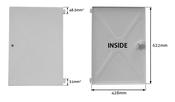 Tricel ESB Meter Cupboard 2 Pin Door Only White