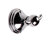 Tema Arno Double Robe Hook Chrome