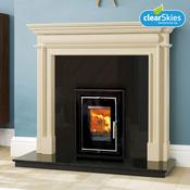 Henley Athens 400 4.8kW Wb Eco Stove Black Glass