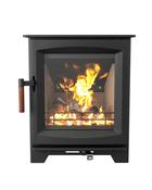 Henley Leaf 5kW Wb Eco Stove Matt Black