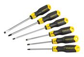 Stanley Screwdriver Set 6/Piece Cushion Grip